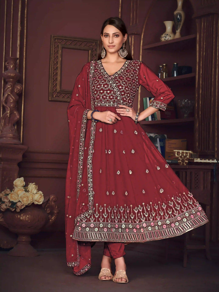 Designer Anarkali Suits | Ankle-Length Elegance for Special Events