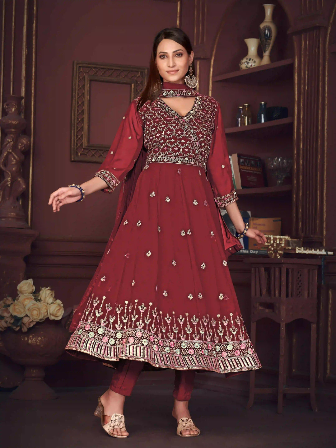 Designer Anarkali Suits | Ankle-Length Elegance for Special Events