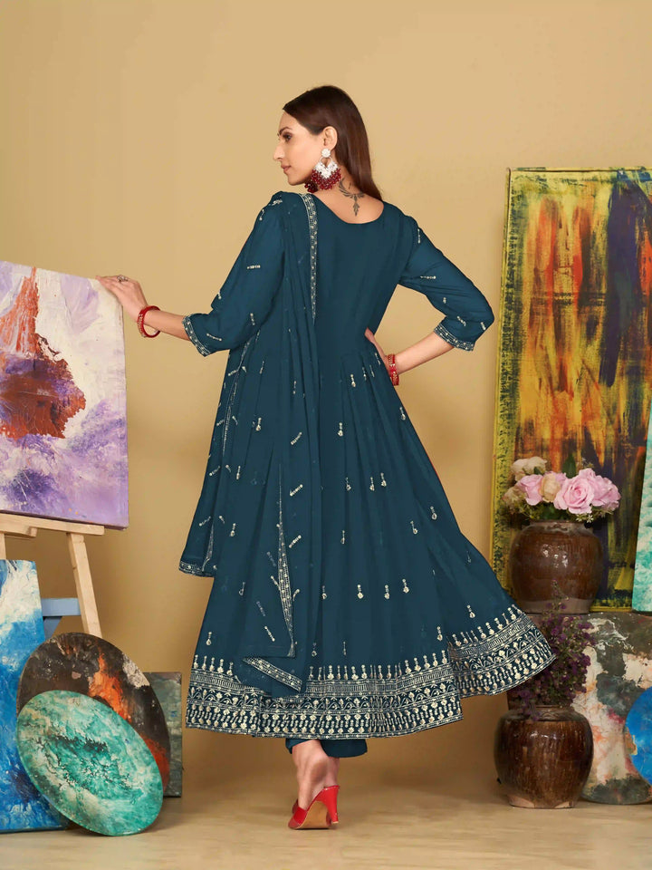 Designer Georgette Anarkali Suits for a Stunning Festive Look