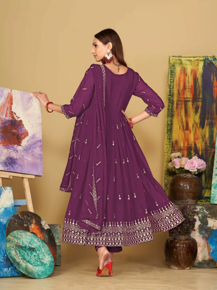 Designer Georgette Anarkali Suits for a Stunning Festive Look