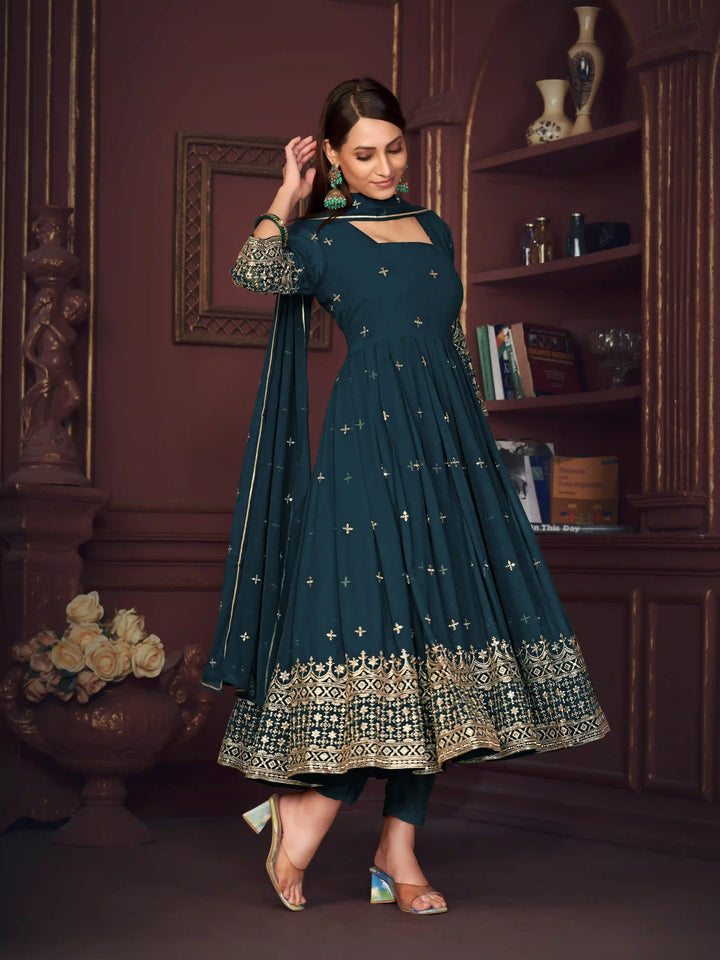 Sophisticated Sharara Suits for Festivals | Elegant Embroidery Design