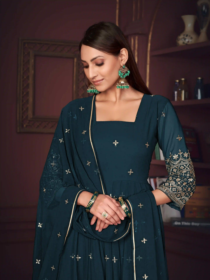 Sophisticated Sharara Suits for Festivals | Elegant Embroidery Design