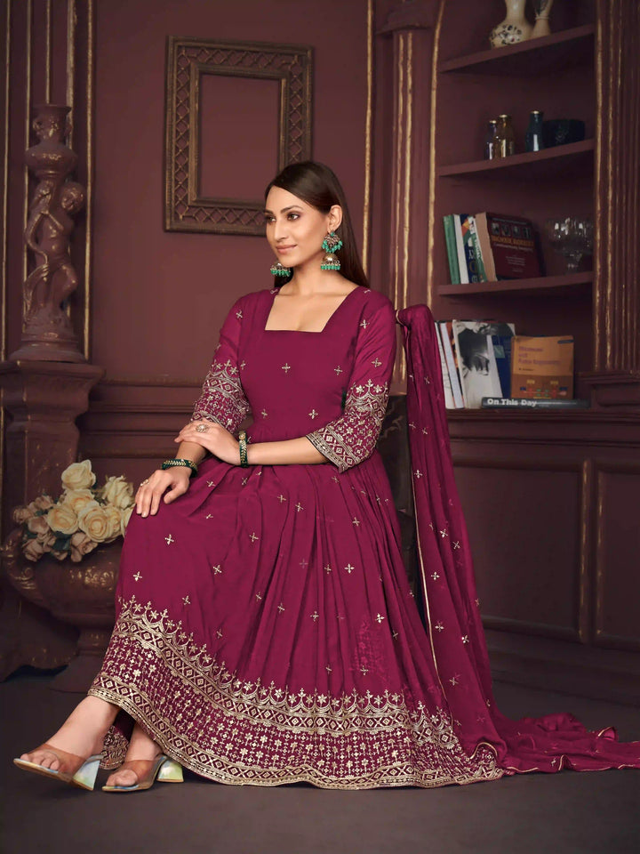 Sophisticated Sharara Suits for Festivals | Elegant Embroidery Design
