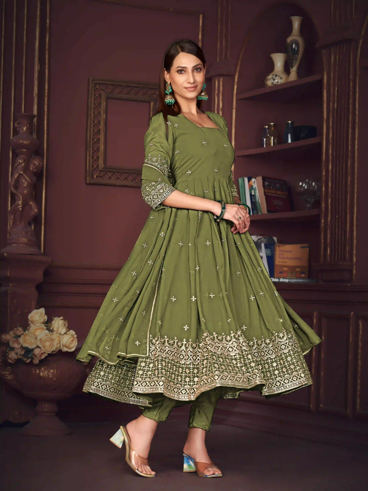 Sophisticated Sharara Suits for Festivals | Elegant Embroidery Design