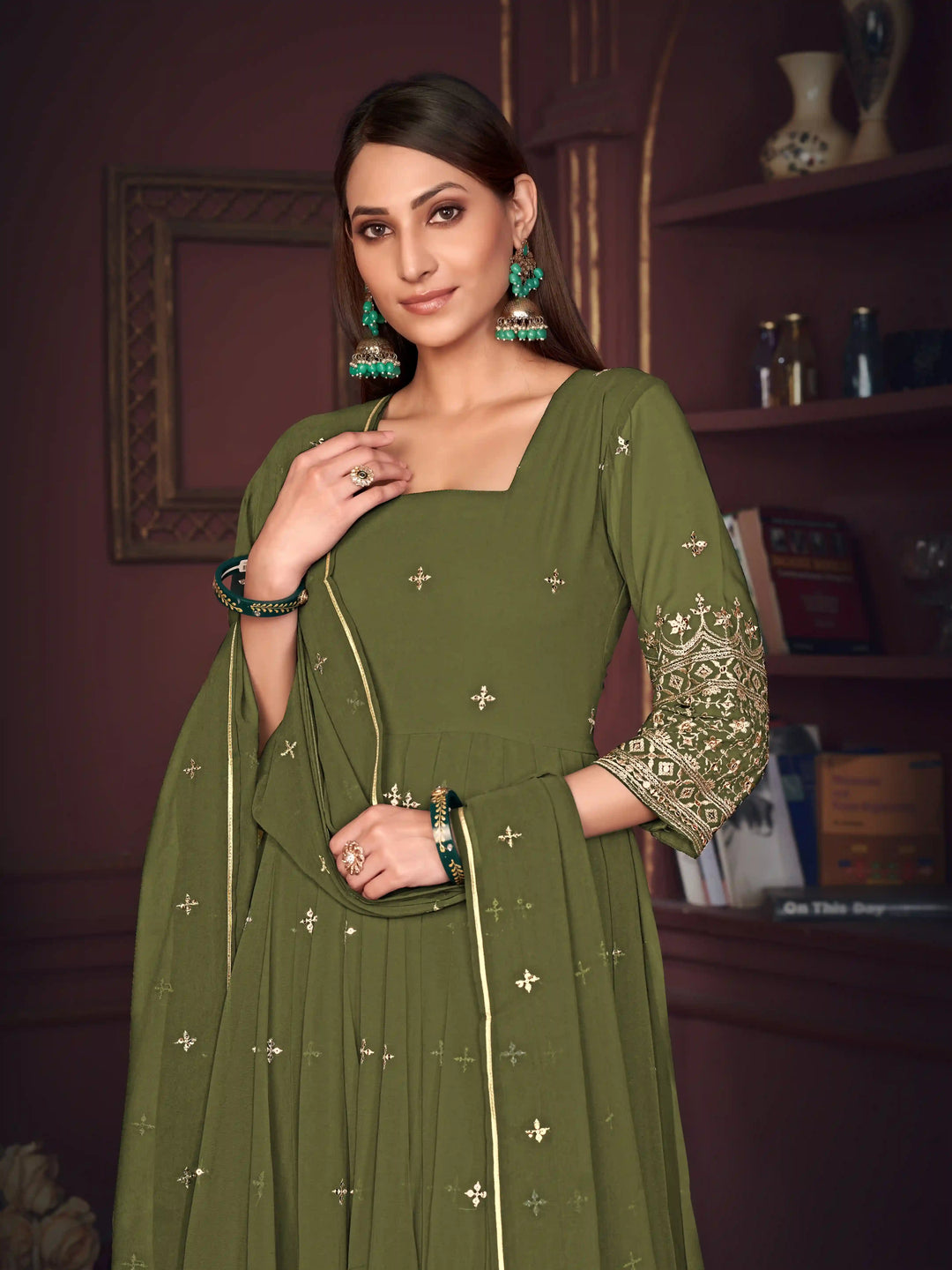 Sophisticated Sharara Suits for Festivals | Elegant Embroidery Design