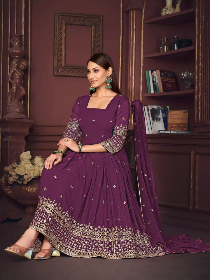Sophisticated Sharara Suits for Festivals | Elegant Embroidery Design