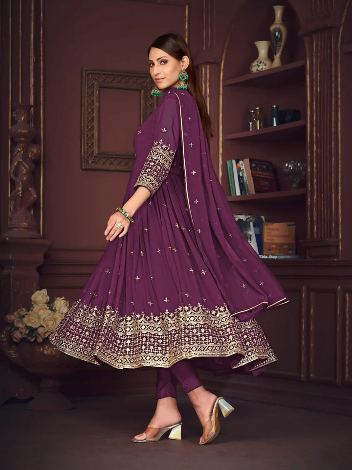 Sophisticated Sharara Suits for Festivals | Elegant Embroidery Design