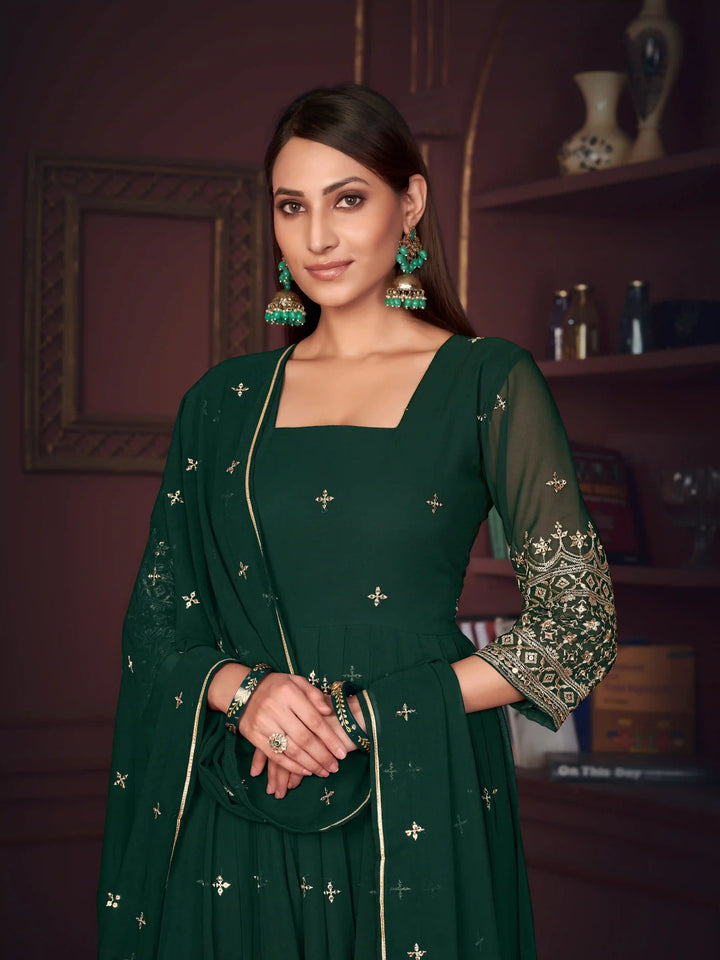 Sophisticated Sharara Suits for Festivals | Elegant Embroidery Design