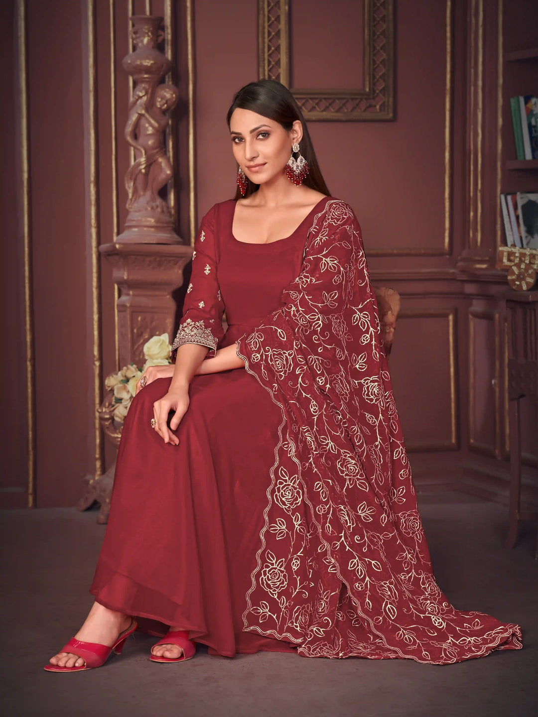 Stunning Sharara Suits for Women | Designer Embroidery with Dupatta