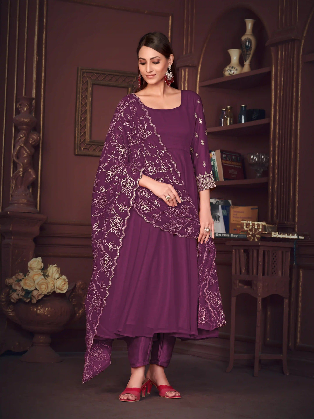 Stunning Sharara Suits for Women | Designer Embroidery with Dupatta