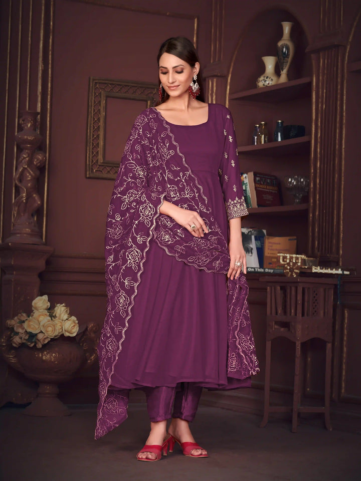 Stunning Sharara Suits for Women | Designer Embroidery with Dupatta