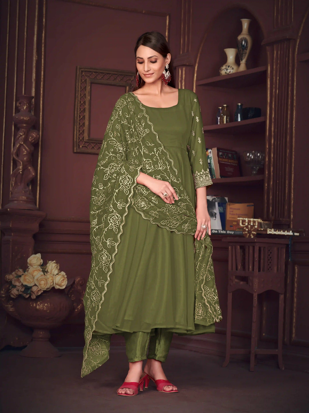Stunning Sharara Suits for Women | Designer Embroidery with Dupatta
