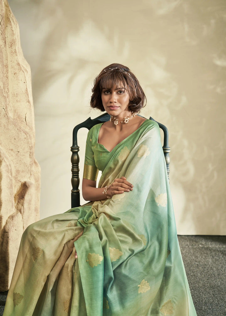 Handloom-Khadi Designer Saree | Festive Party Wear with Unique Weaving
