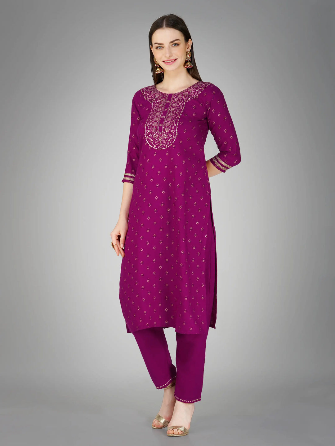 Stylish Cotton Magic Slub | Designer Printed Suit Set for Women