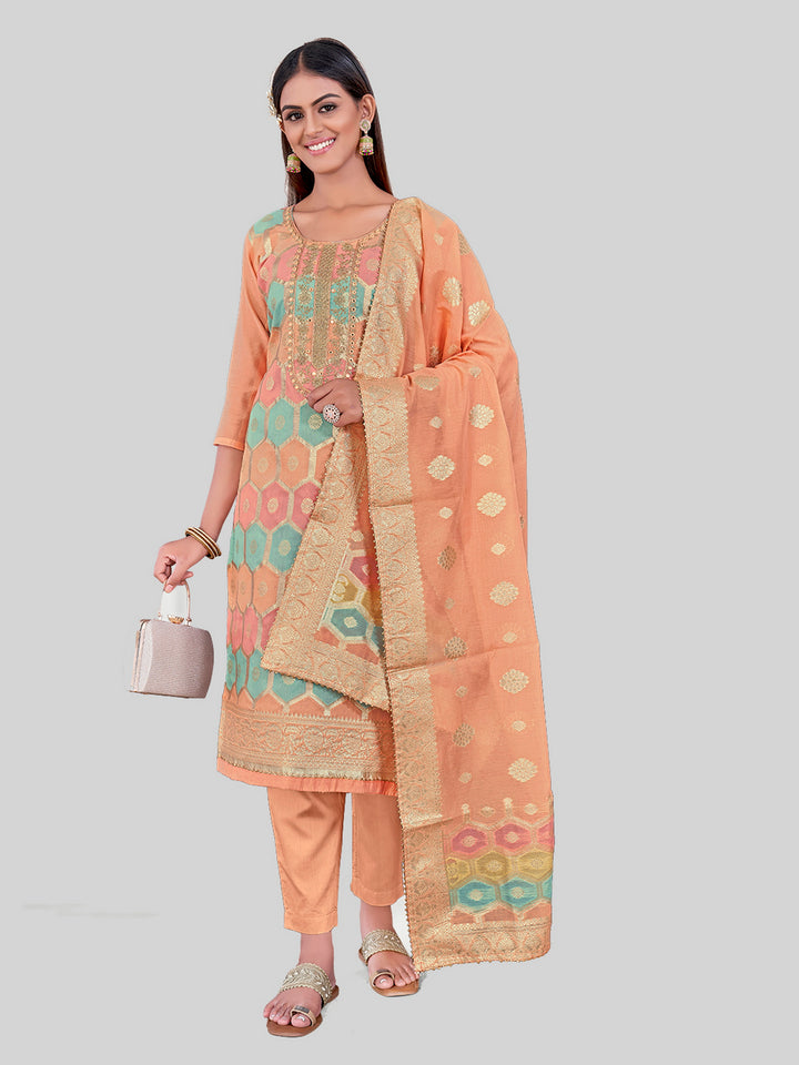 Modern Kurti Set | Comfortable Santoon Bottoms For Weddings & Office