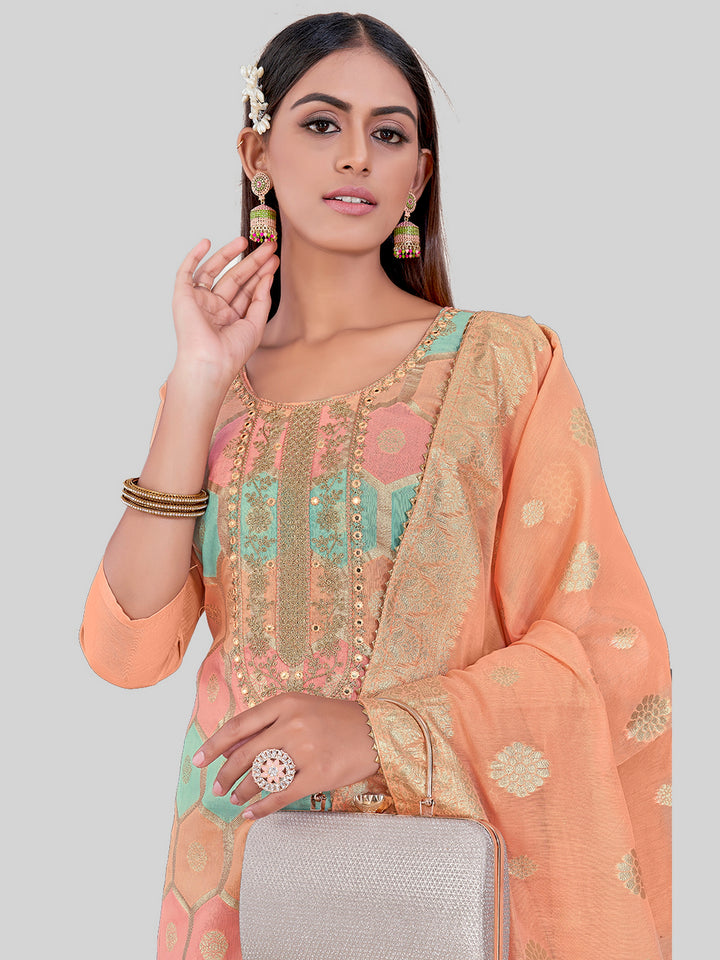 Modern Kurti Set | Comfortable Santoon Bottoms For Weddings & Office