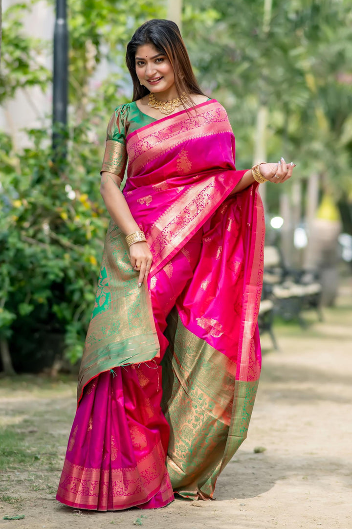 Designer Tussar Silk Saree with Woven Jari | Perfect for Weddings & Festivals