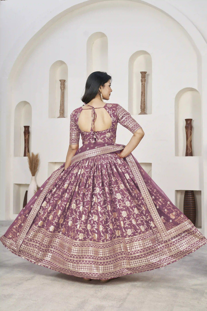 Dola Silk Weaving Jari Designer Lehenga | Elegant Wedding & Party Wear