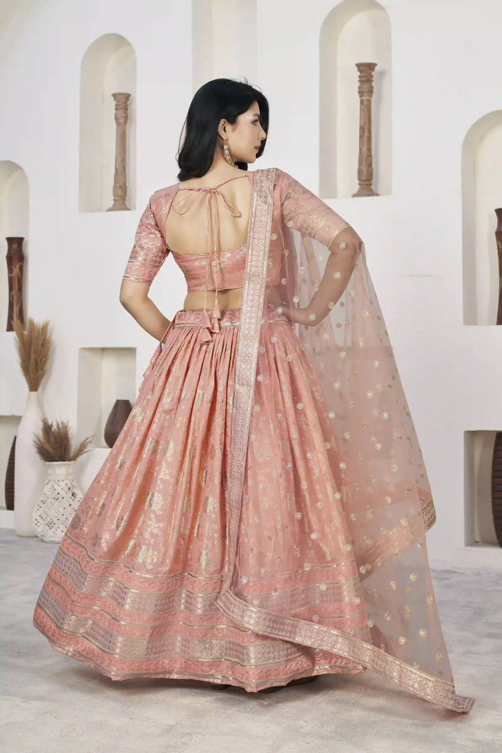 Dola Silk Weaving Jari Designer Lehenga | Elegant Wedding & Party Wear