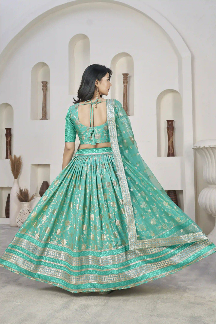 Dola Silk Weaving Jari Designer Lehenga | Elegant Wedding & Party Wear