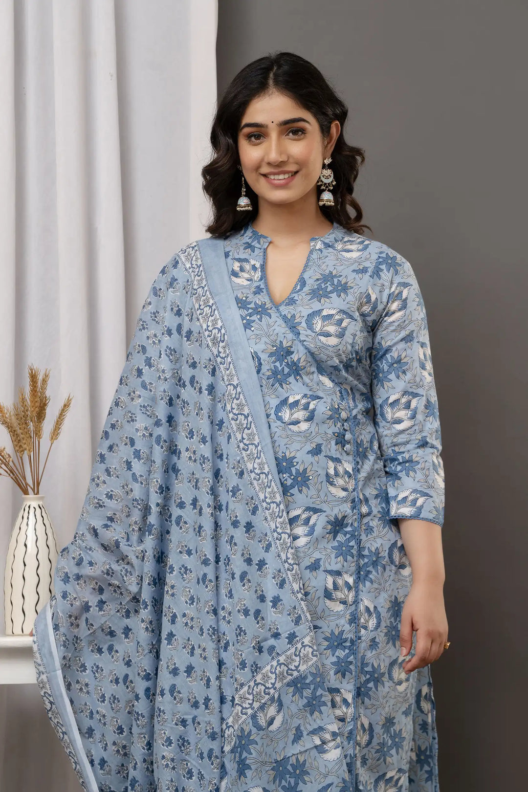 Designer Printed Cotton Suit | Handwork on Attractive Cotton Fabric