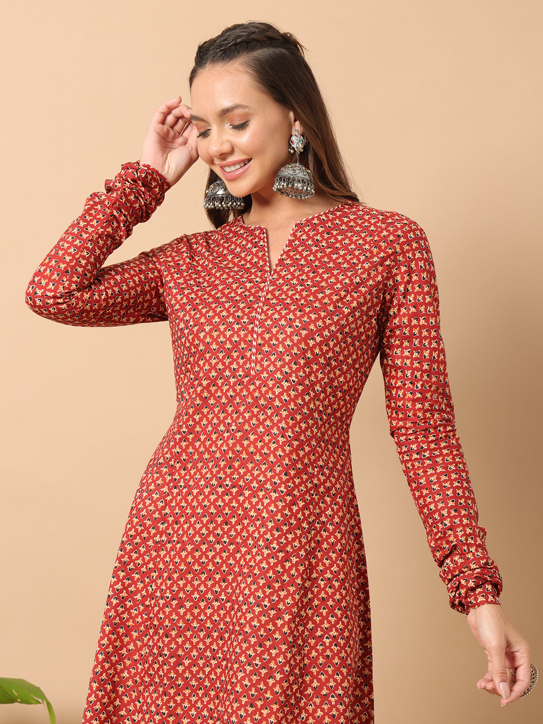 Designer Printed Cotton Kurti for Women | Stylish Casual Ethnic Wear
