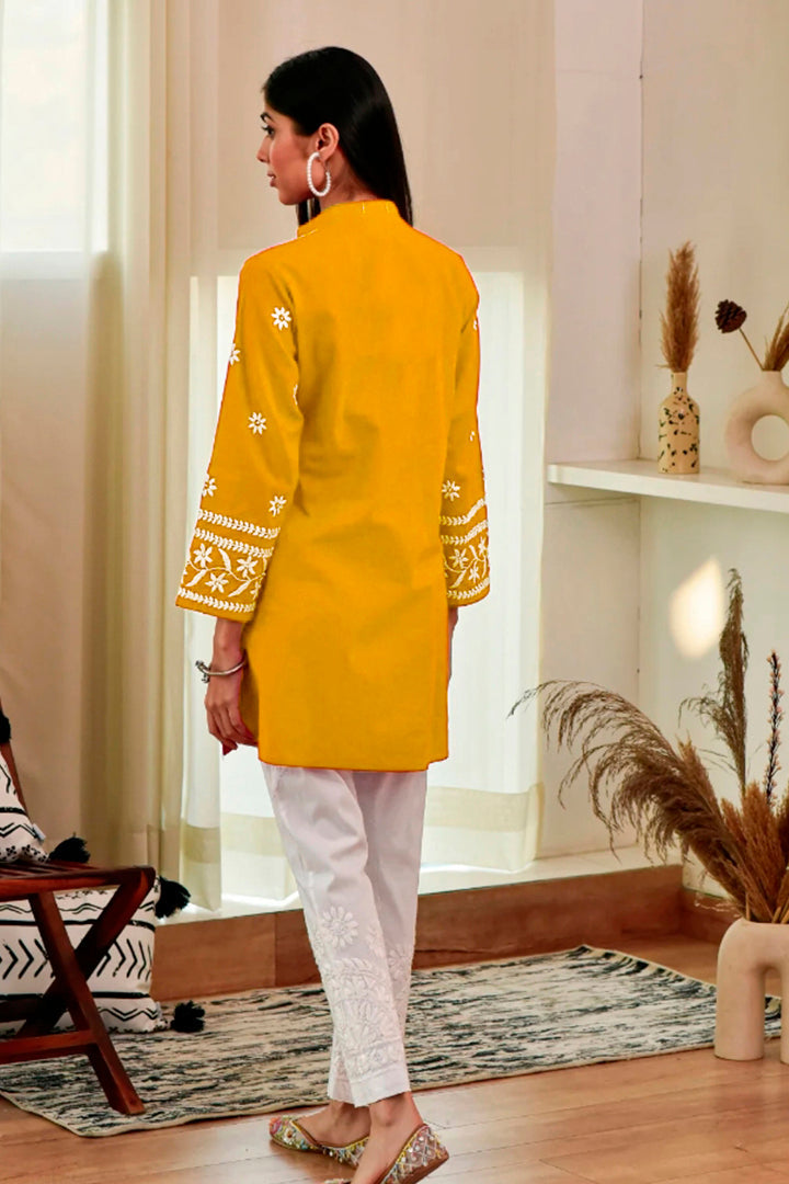 Chikankari Embroidered Rayon Kurti for Women | Stylish Indian Ethnic Wear