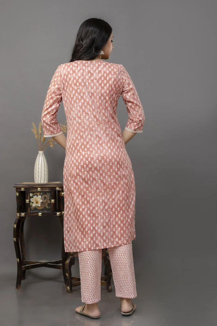 Chic Maroon Kurti Set | Lace Detailing & Designer Prints | Festive Wear