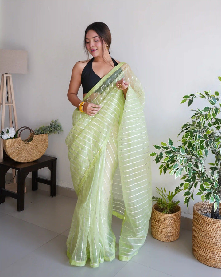 Radiant Organza Saree with | Perfect for Special Celebrations