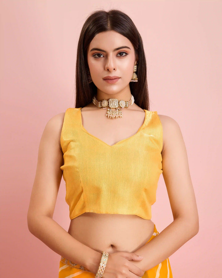 Luxurious Laheriya Georgette Saree | Ideal for Special Occasions & Celebrations
