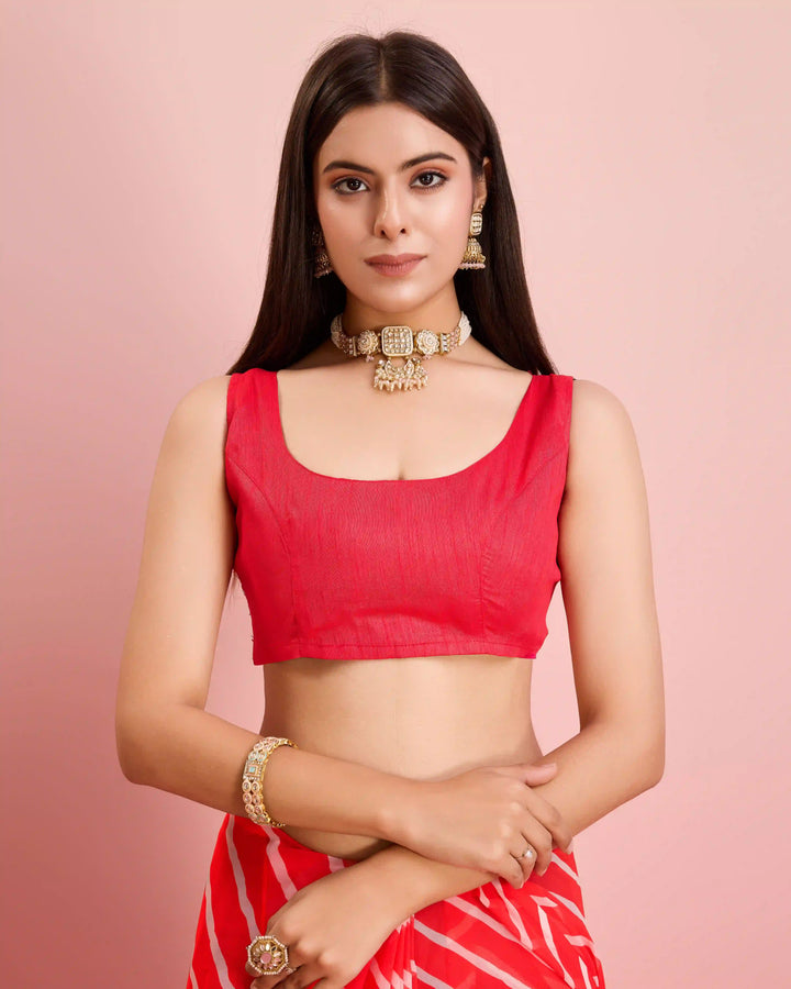 Luxurious Laheriya Georgette Saree | Ideal for Special Occasions & Celebrations