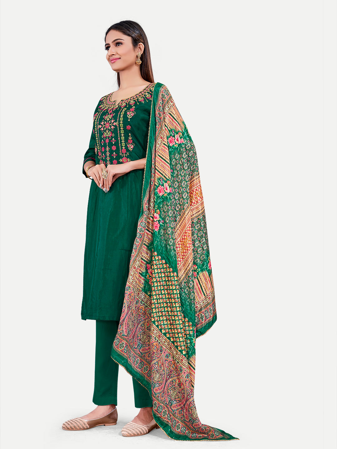 Upada Silk Salwar Kameez | Sophisticated Embroidery for Traditional Ethnic Wear