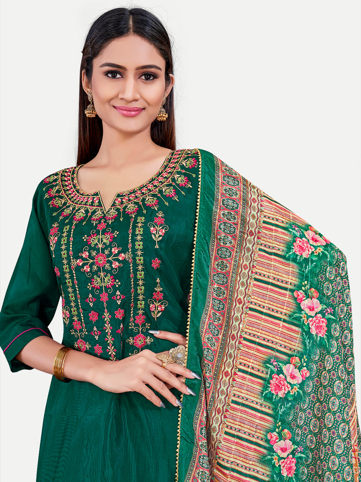 Upada Silk Salwar Kameez | Sophisticated Embroidery for Traditional Ethnic Wear