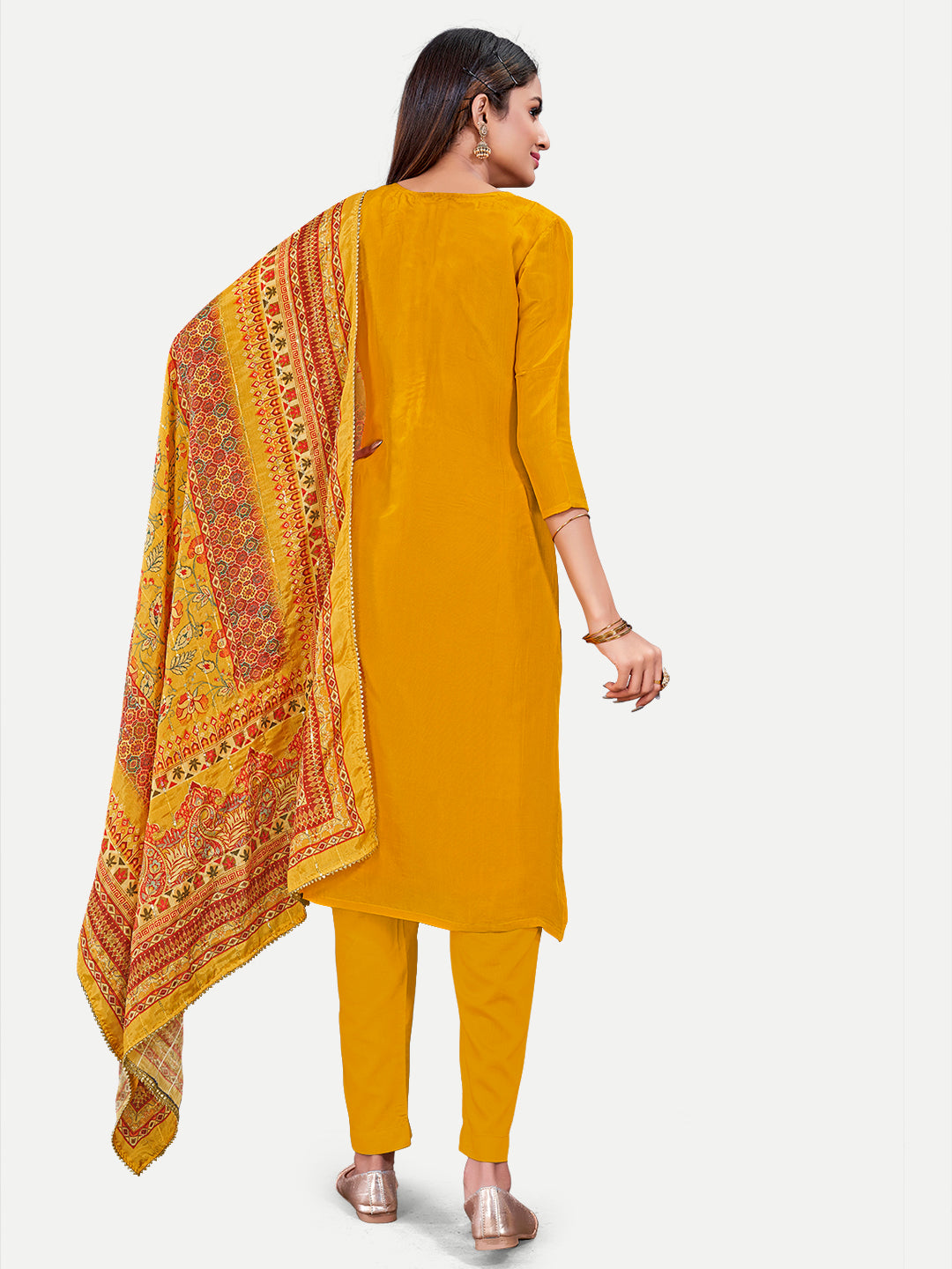 Upada Silk Salwar Kameez | Sophisticated Embroidery for Traditional Ethnic Wear