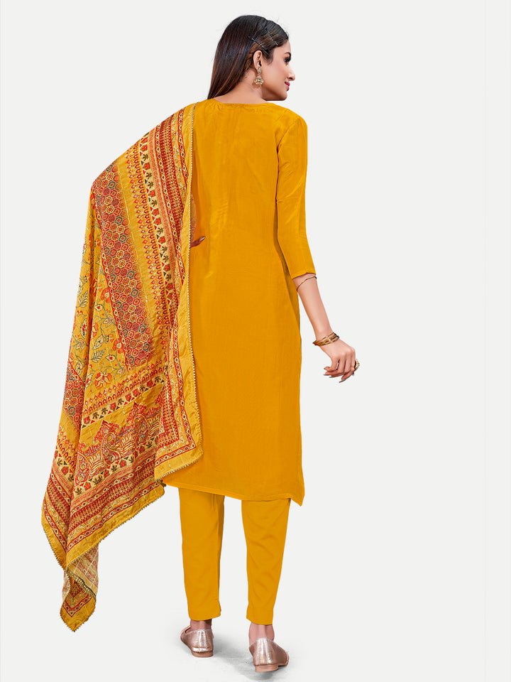 Upada Silk Salwar Kameez | Sophisticated Embroidery for Traditional Ethnic Wear