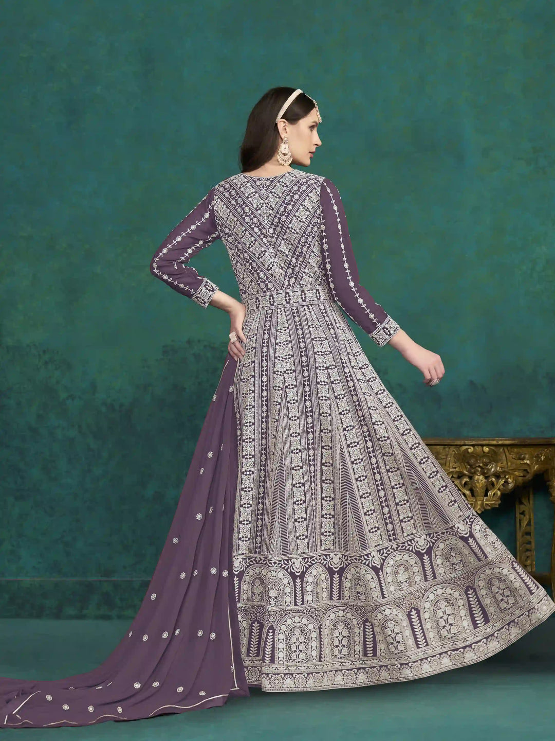 Faux Georgette Anarkali Suit for Women | Elegant & Comfortable Ethnic Wear