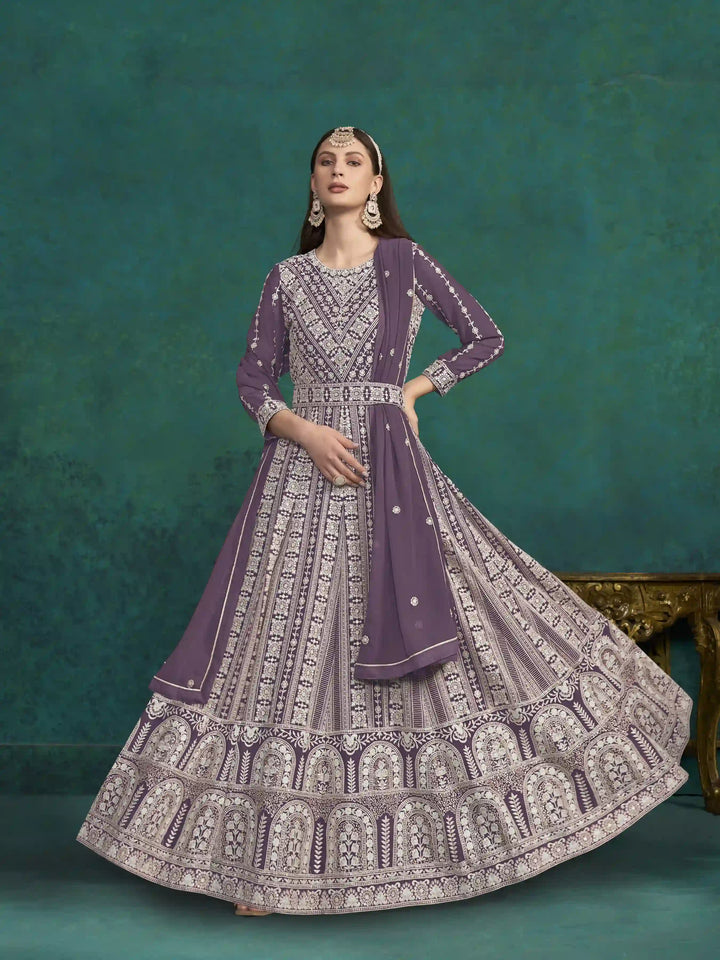 Faux Georgette Anarkali Suit for Women | Elegant & Comfortable Ethnic Wear