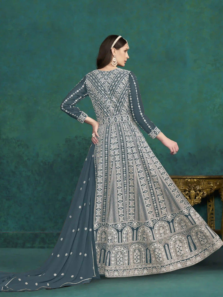 Faux Georgette Anarkali Suit for Women | Elegant & Comfortable Ethnic Wear