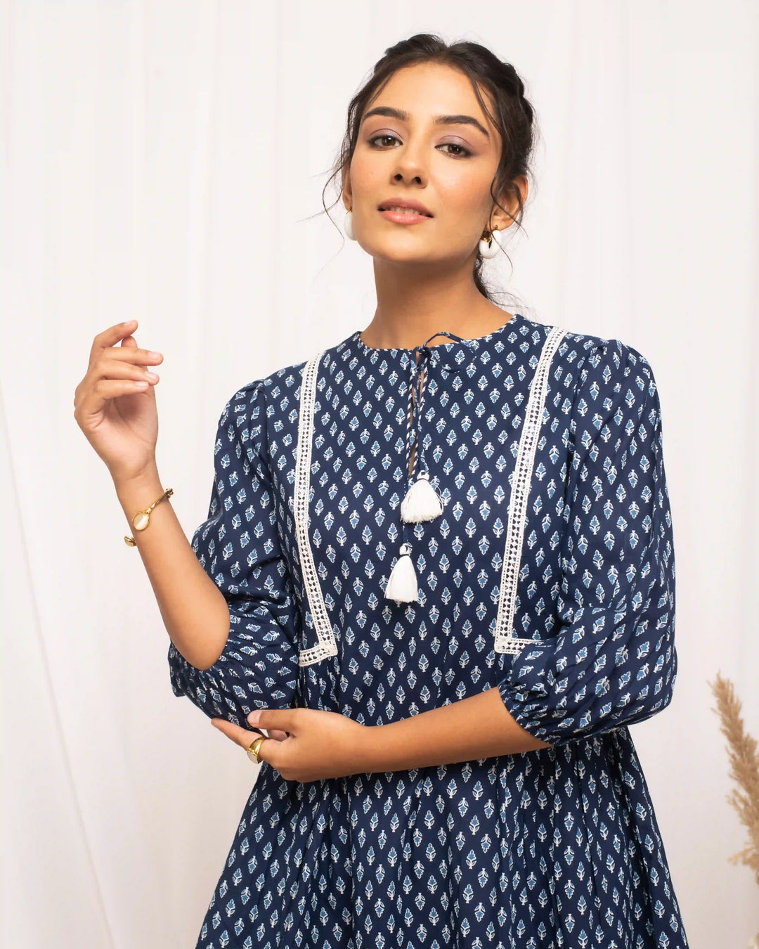 Stylish Blue Printed Kurti | Perfect for Parties & Office Wear