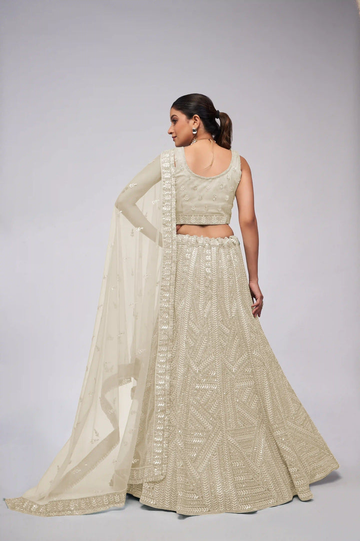 Designer Soft-Net Lehenga with Sequins & Stone Work | Perfect for Weddings & Events