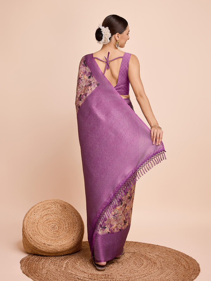 Gorgeous Kanjivaram Silk Saree | Crafted for Timeless Elegance