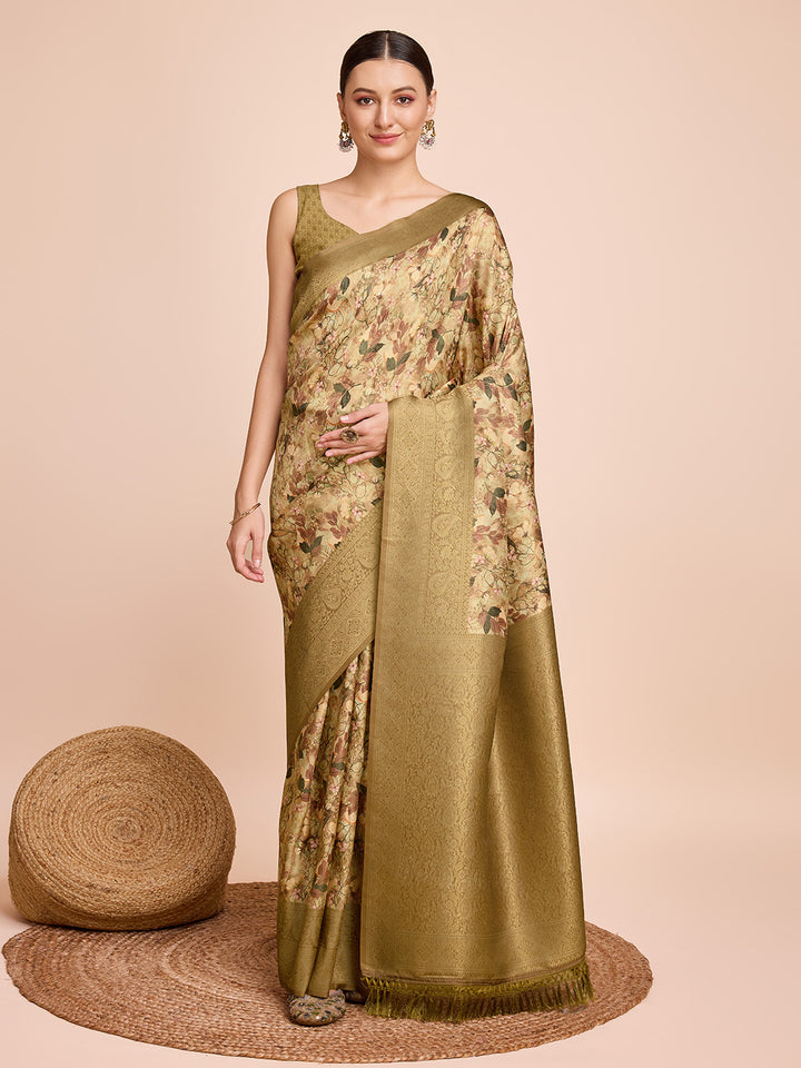 Gorgeous Kanjivaram Silk Saree | Crafted for Timeless Elegance