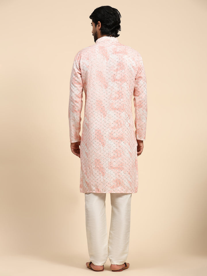 Designer Cotton Kurta | Stylish Digital Prints with Embroidery