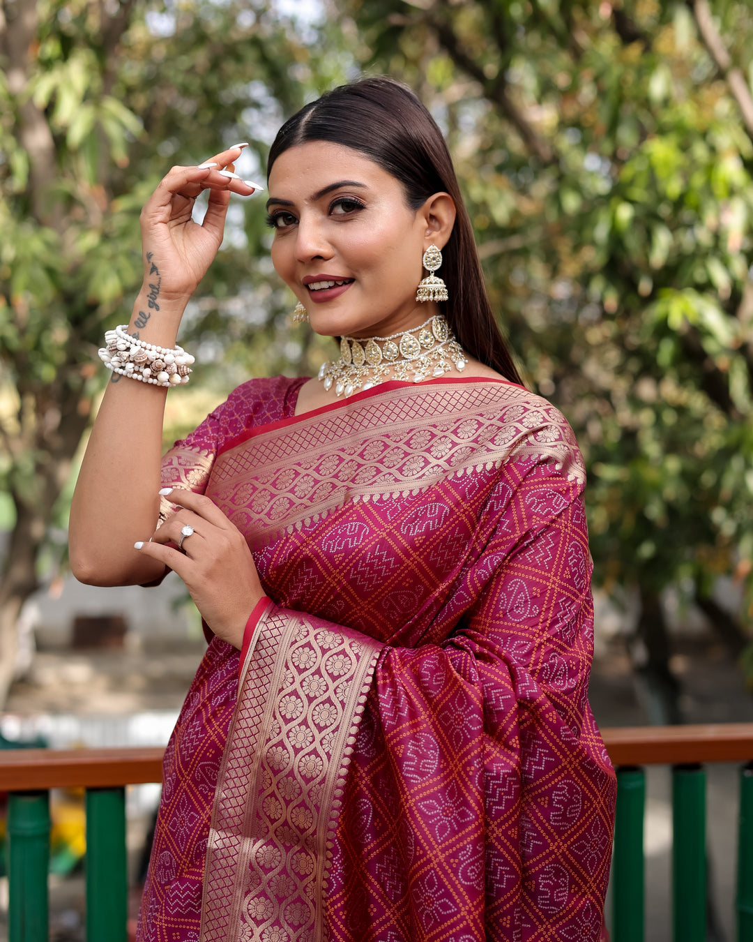 Handloom Silk Saree | Weaving Bandhej Patola Design for Special Events