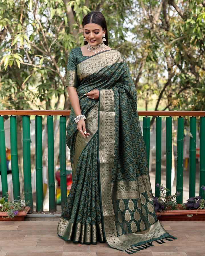 Handloom Silk Saree | Weaving Bandhej Patola Design for Special Events