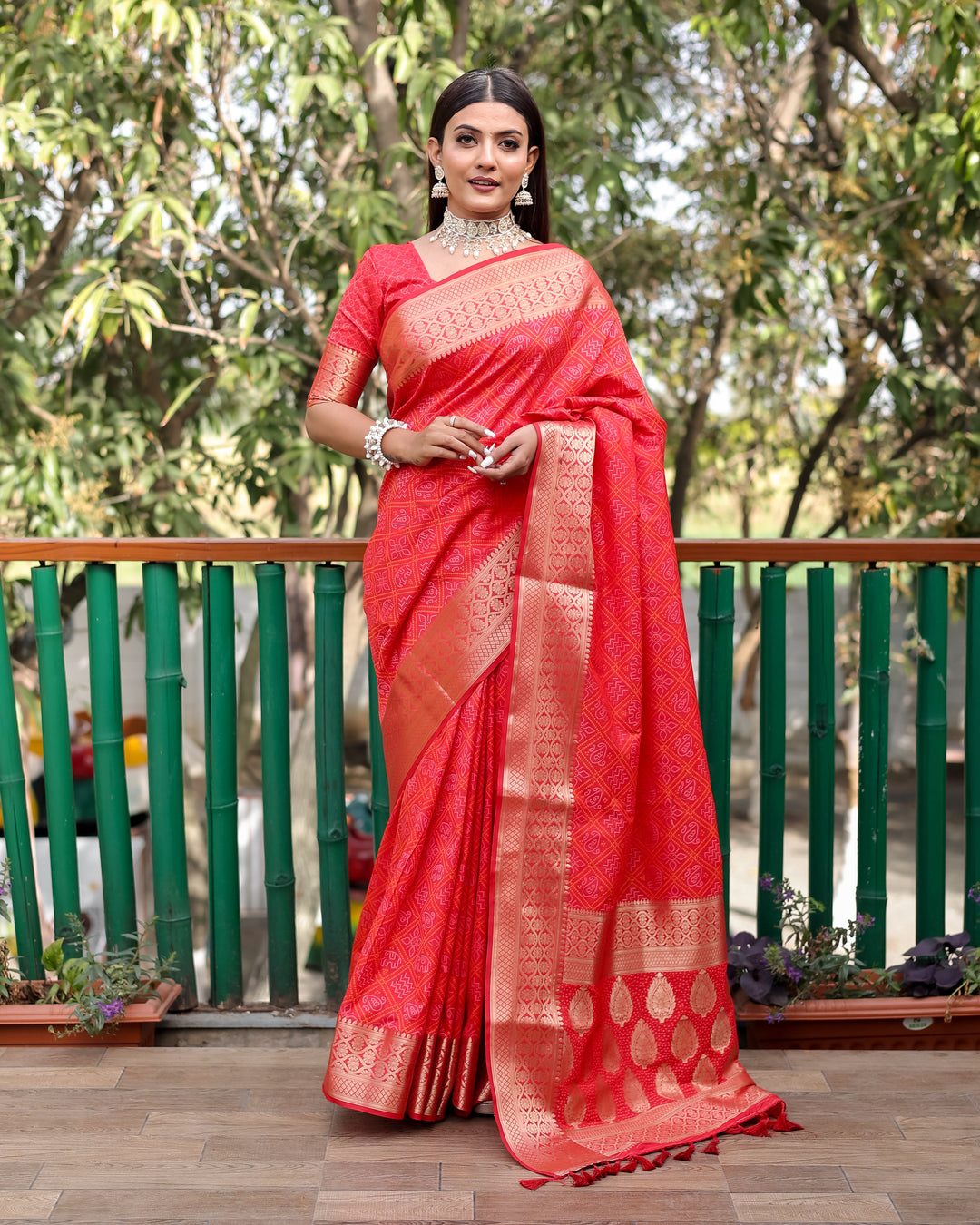Handloom Silk Saree | Weaving Bandhej Patola Design for Special Events