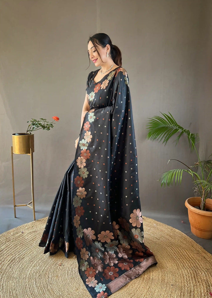 Exquisite Soft Silk Saree with | A Stylish and Sophisticated Choice