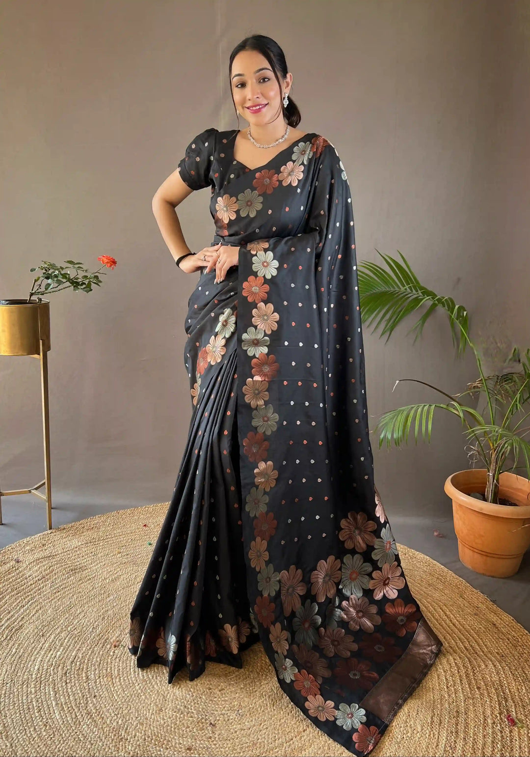 Exquisite Soft Silk Saree with | A Stylish and Sophisticated Choice
