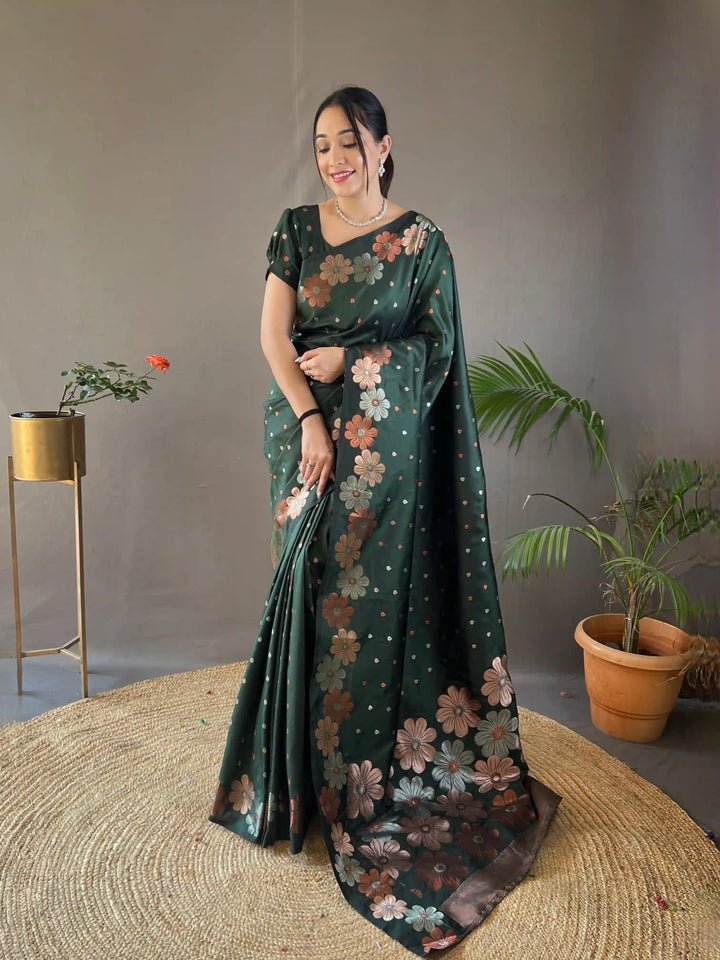 Exquisite Soft Silk Saree with | A Stylish and Sophisticated Choice