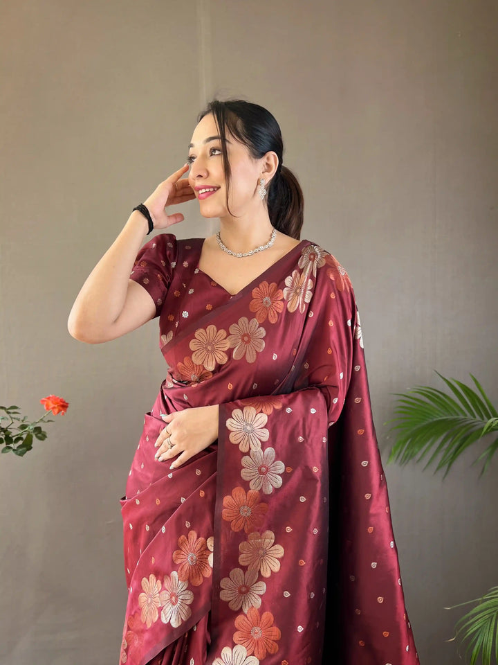 Exquisite Soft Silk Saree with | A Stylish and Sophisticated Choice